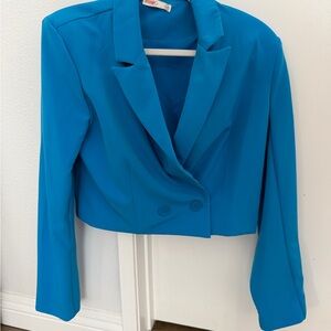 Crop Trench Blazer